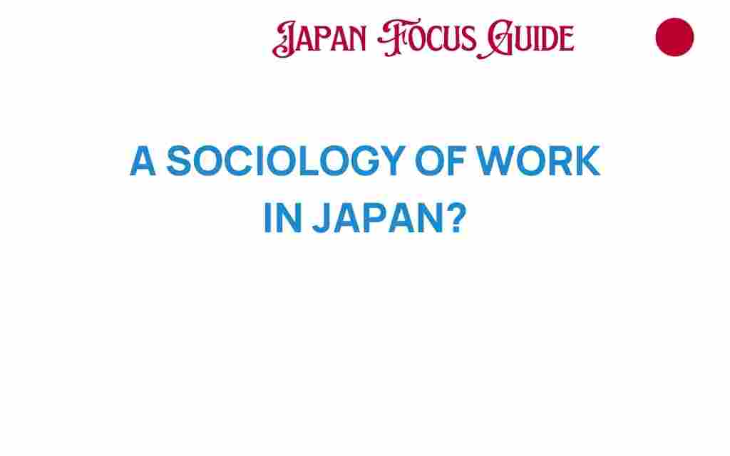 sociology-of-work-japan
