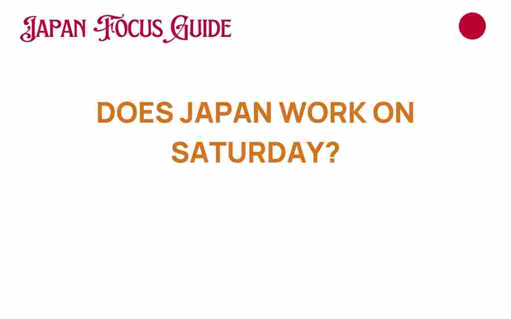 does-japan-work-on-saturday