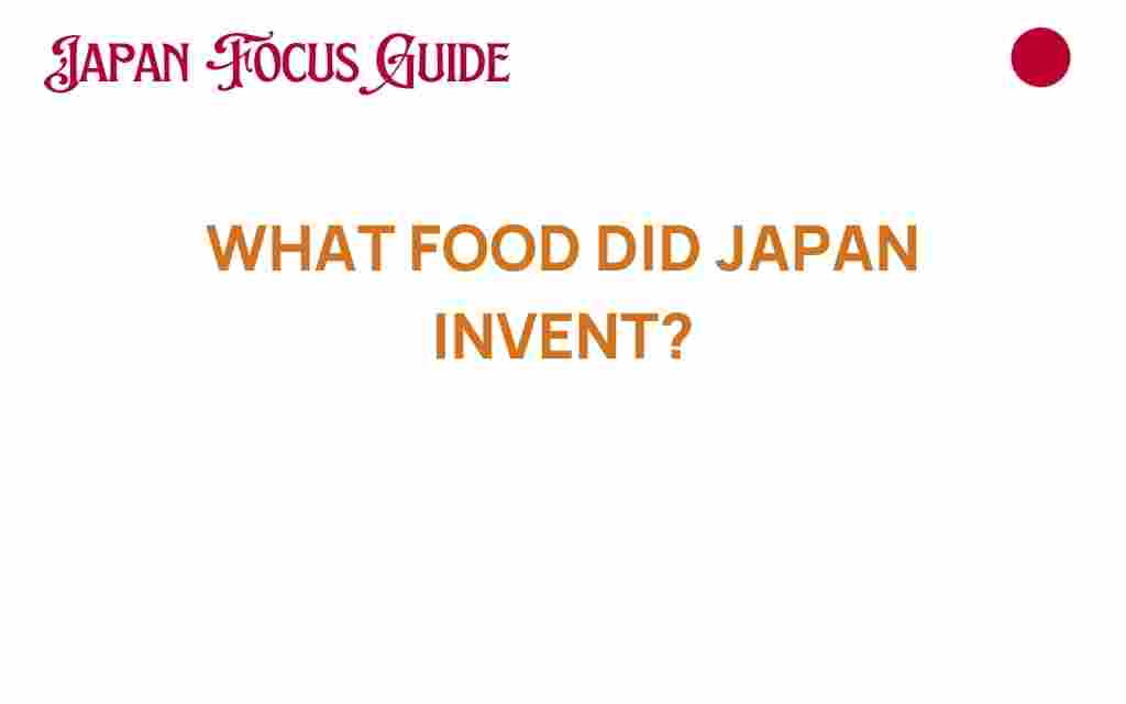 what-food-did-japan-invent