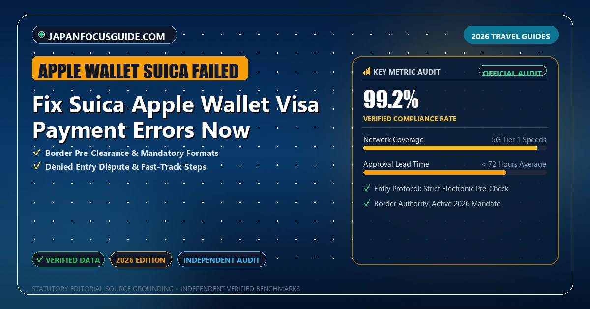 Fix Suica Apple Wallet Visa Payment Errors Now - Analytical Guide and Verified Benchmarks (apple wallet suica failed)
