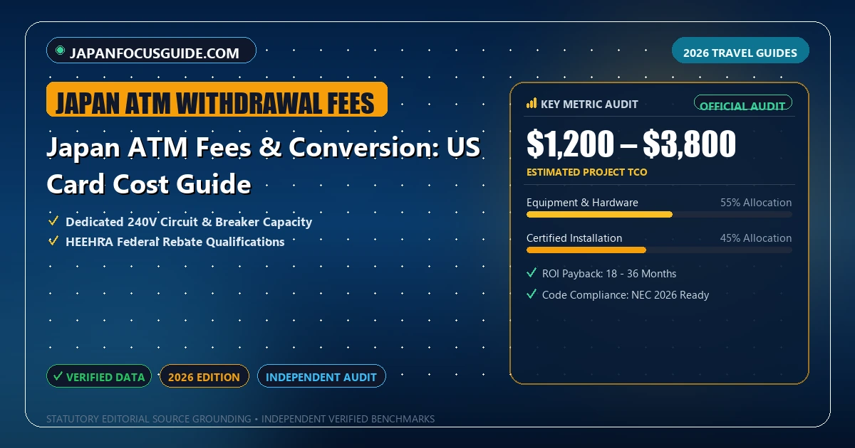 Japan ATM Fees & Conversion: US Card Cost Guide - Analytical Guide and Verified Benchmarks (japan atm withdrawal fees)
